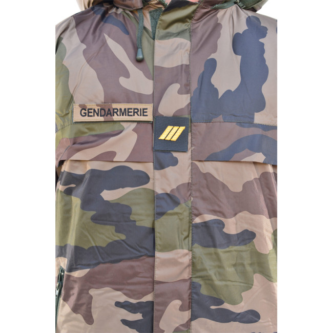 Coupe-vent fourré imperméable camo - CityGuard
