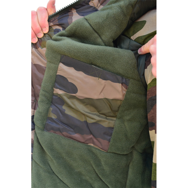 Kurtka przeciwwiatrowa ocieplana wodoodporna camo - CityGuard