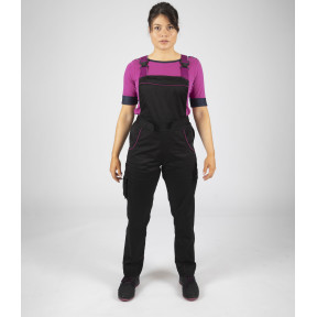 Tuta da lavoro donna EDITH - Nera - Nine Worths by North Ways
