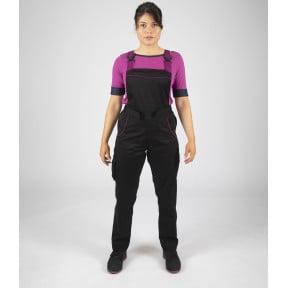Tuta da lavoro donna EDITH - Nera - Nine Worths by North Ways
