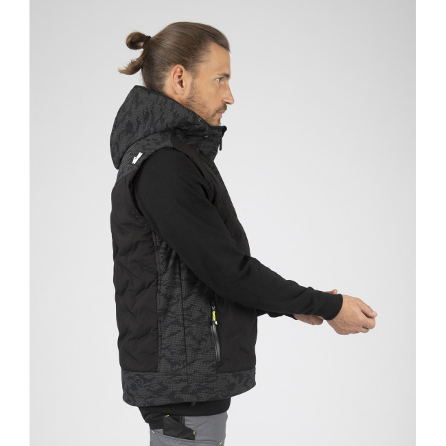 Doudoune de travail sans manche BARRES Noir - North Ways