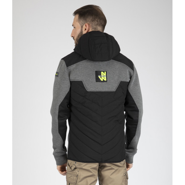 HIRO Jacke grau/schwarz - Nine Worths by North Ways