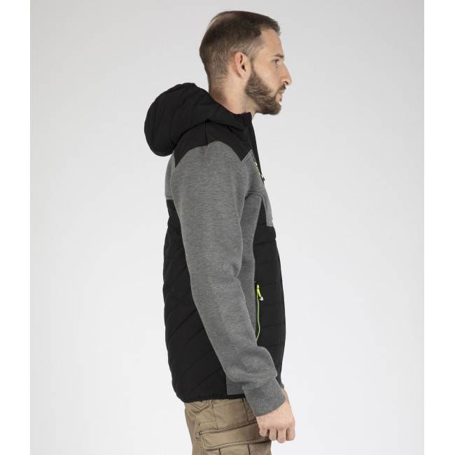Blouson HIRO gris/noir - Nine Worths by North Ways