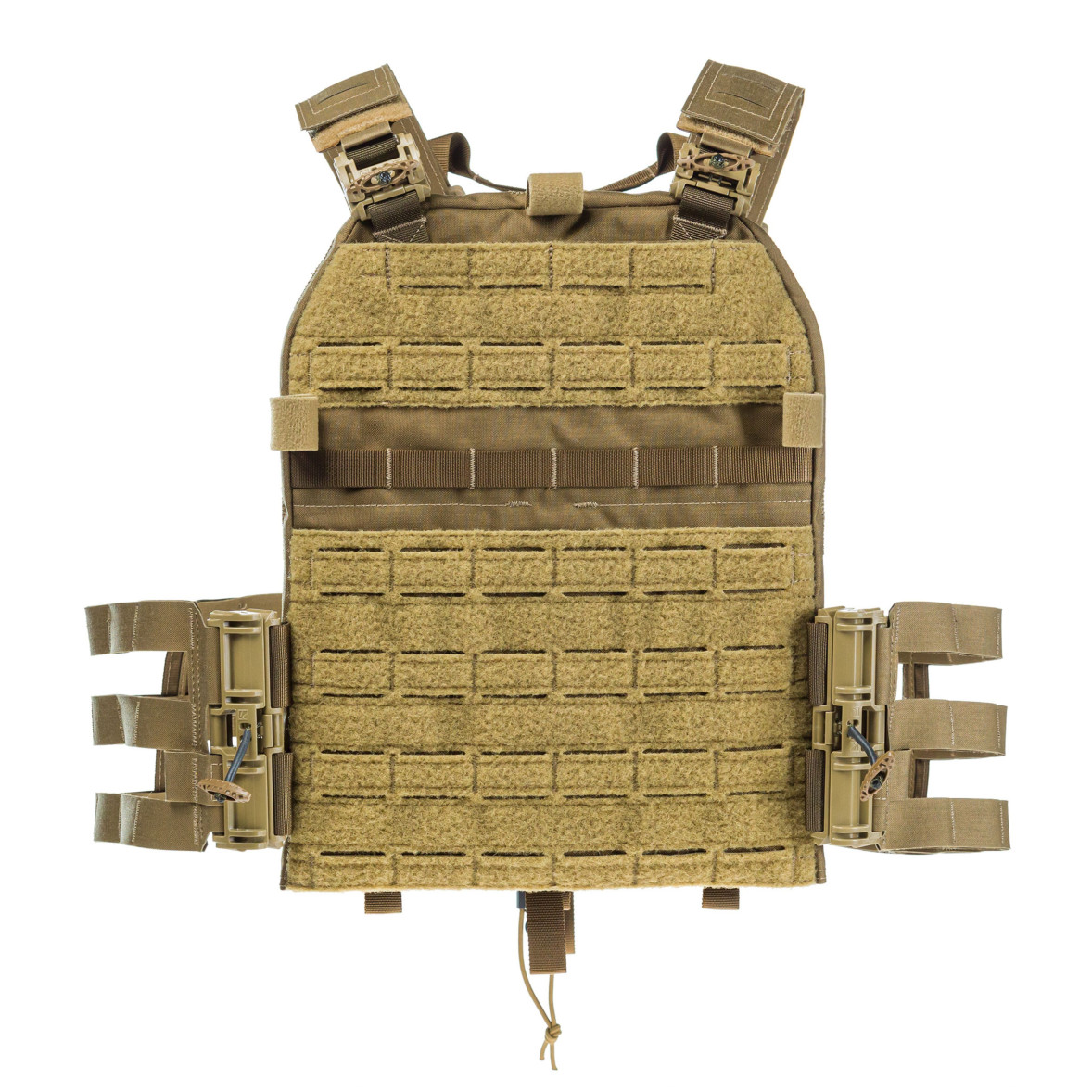 Gilet porte-plaque BOS Molle 600D - Coyote marron - Gilets tactiques