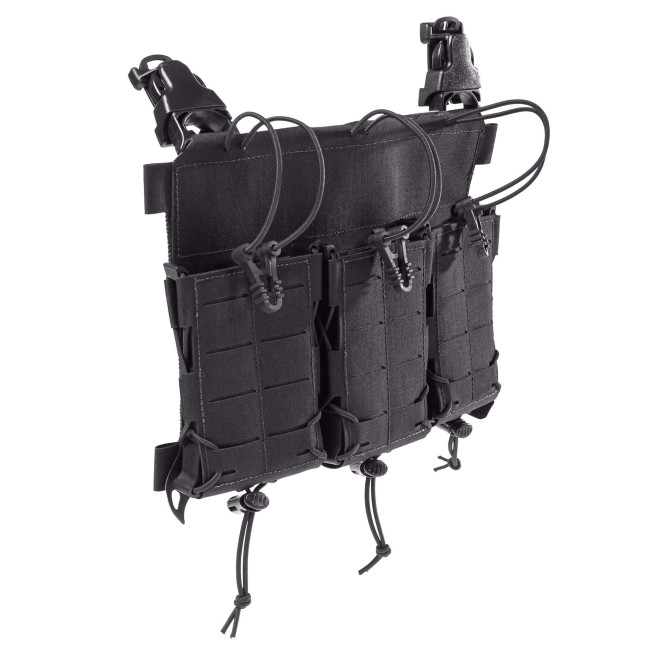 Voorpaneel voor kogelwerende vest met drievoudige multi-kaliber magazijnhouder MX234 - Zwart - Lindnerhof