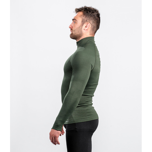 Sweatshirt met ritskraag ALASKA Extreme line Groen OD - Summit Outdoor