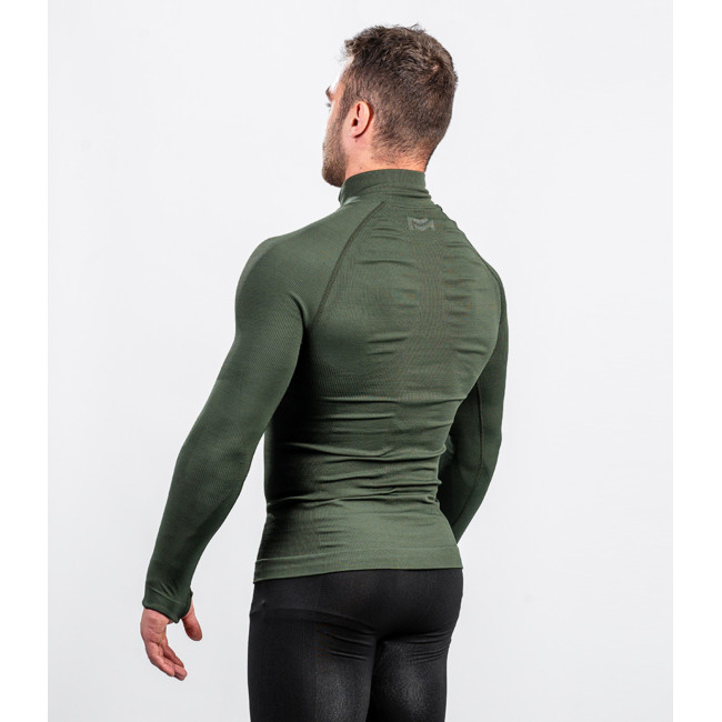 Sweat col zip ALASKA Extreme line Vert OD - Summit Outdoor