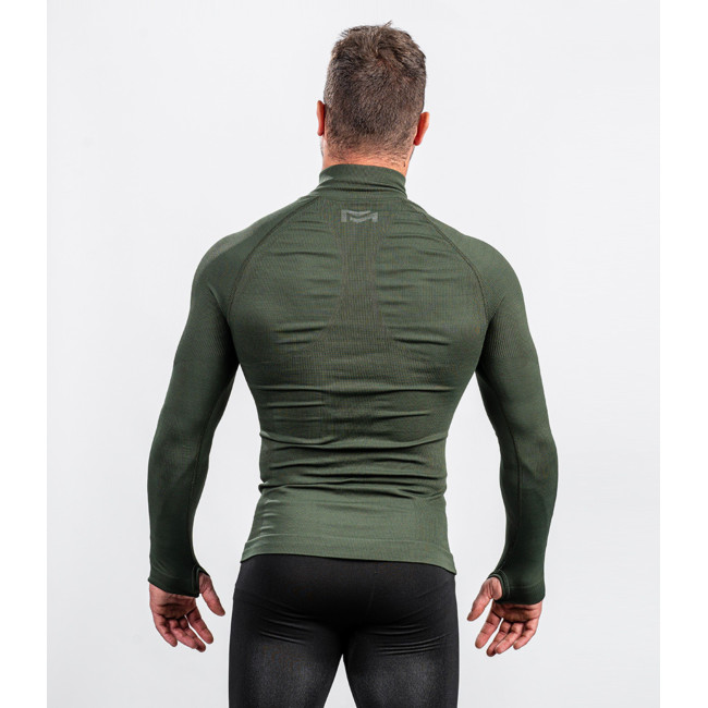 Sweatshirt met ritskraag ALASKA Extreme line Groen OD - Summit Outdoor