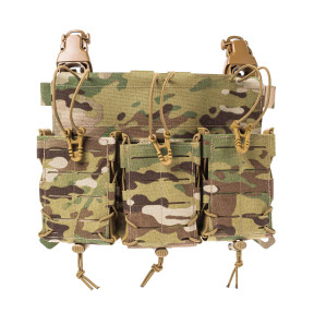Voorpaneel voor kogelwerende vest met drievoudige multi-kaliber magazijnhouder MX234 -Multicam - Lindnerhof