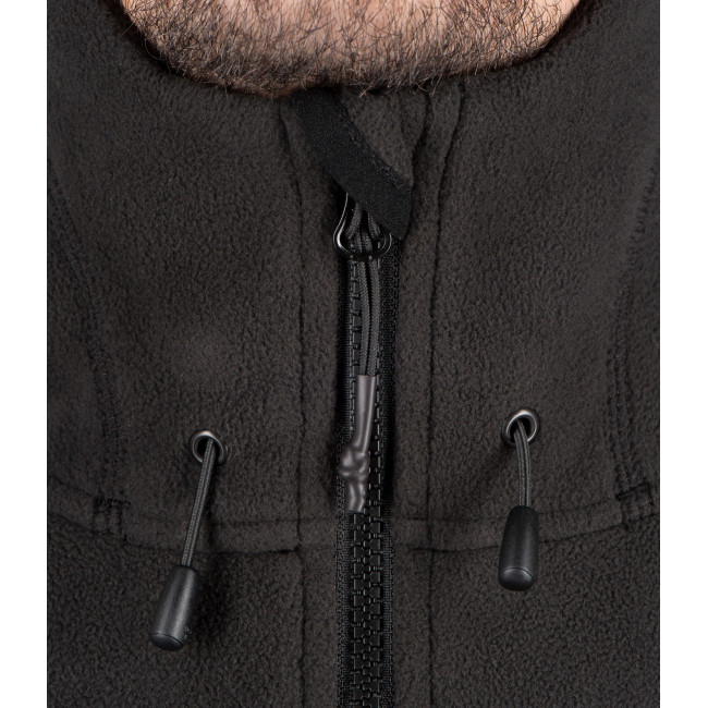 AR T.O.R.D. Fleecejacke mit Kapuze Schwarz - Outrider