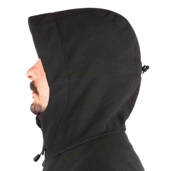 Veste polaire à capuche AR T.O.R.D. Noire - Outrider