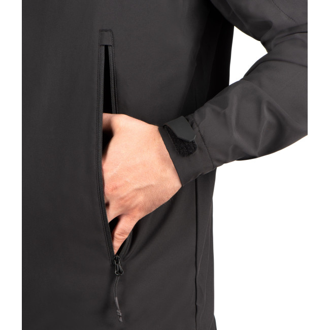 Winddichte jas met capuchon LW T.O.R.D. Zwart - Outrider