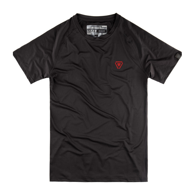 Performance T-Shirt mit angepasstem Schnitt T.O.R.D. Schwarz - Outrider