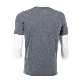 Tee-shirt OT avec logo rayé Gris chiné - Outrider