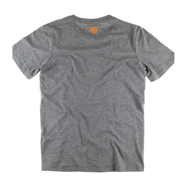 Tee-shirt OT avec logo rayé Gris chiné - Outrider