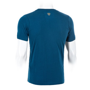 Tee-shirt OT avec logo rayé Bleu - Outrider