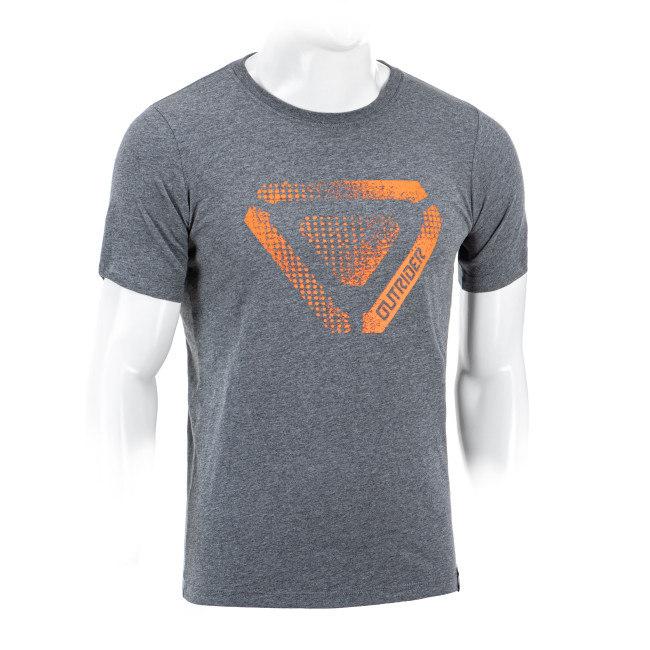 Tee-shirt OT avec logo demi-teinte Gris chiné - Outrider