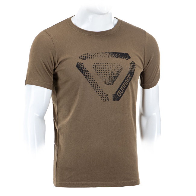 OT T-Shirt mit Halbtondruck Logo Krokodil - Outrider