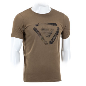 T-shirt OT met halftoon logo Krokodil - Outrider