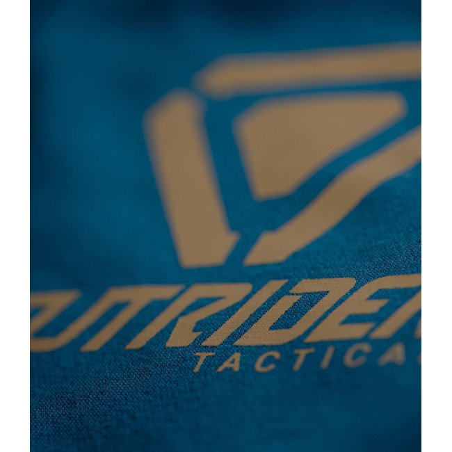 Bluza z kapturem na zamek OT z logo Niebieska - Outrider
