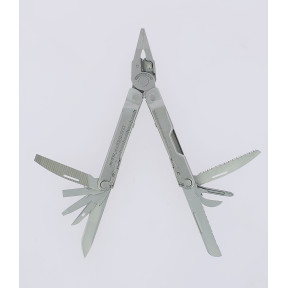 Szczypce wielofunkcyjne 17 narzędzi REBAR szare z etui - blister - Leatherman