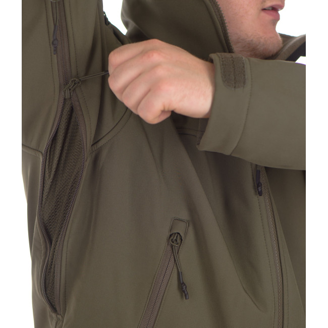 Softshell à capuche AR T.O.R.D. Vert Ranger - Outrider