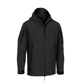 Softshell met capuchon AR T.O.R.D. Zwart - Outrider