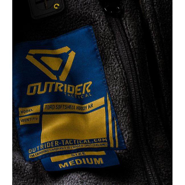 Softshell z kapturem AR T.O.R.D. Czarny - Outrider