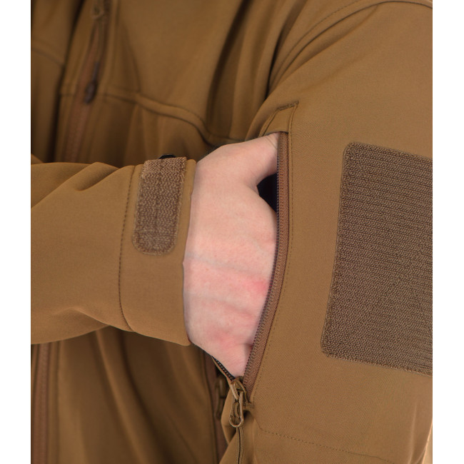 Softshell à capuche AR T.O.R.D. Coyote - Outrider
