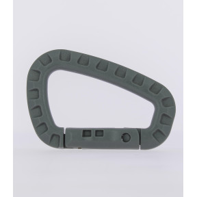Mousqueton plastique gris - 101 Inc