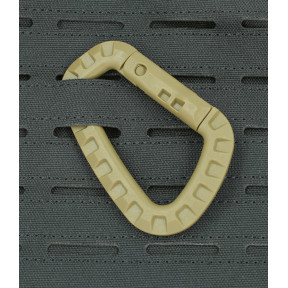 Kunststoff-Karabiner sandfarben - 101 Inc