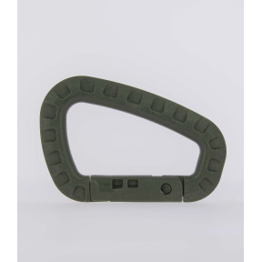 Mousqueton plastique vert - 101 Inc