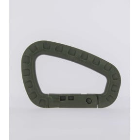 Plastic karabijnhaak groen - 101 Inc
