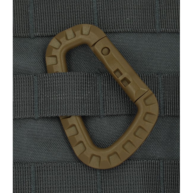 Mousqueton plastique marron - 101 Inc