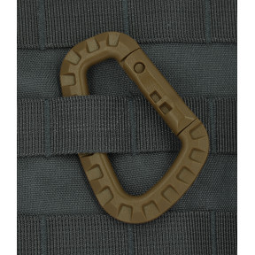 Plastikkarabiner braun - 101 Inc