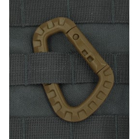 Plastikkarabiner braun - 101 Inc