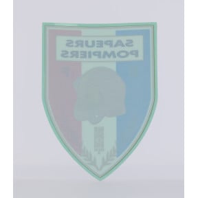 Driehoekige sticker Brandweer