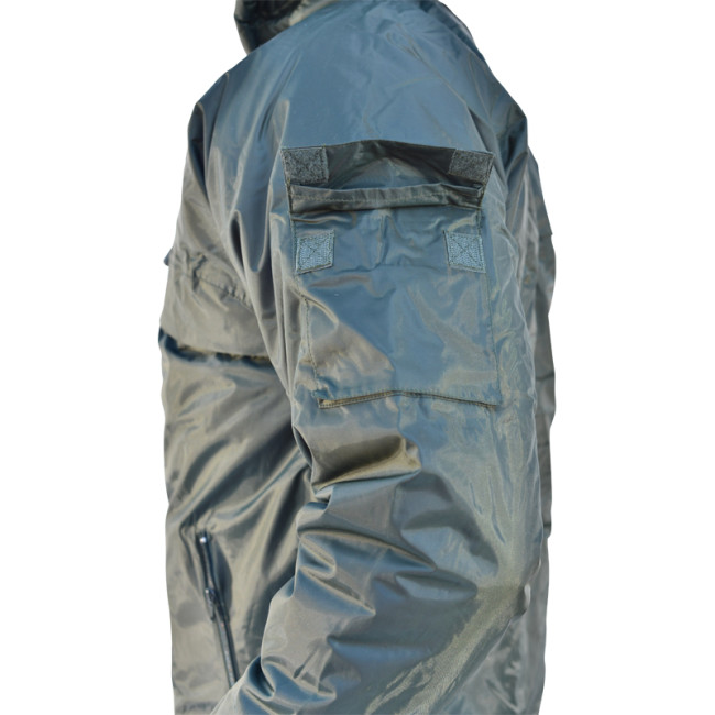 Coupe-Vent fourré imperméable Kaki - CityGuard