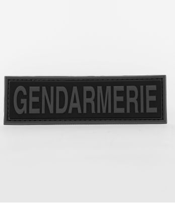 Badge en gomme Gendarmerie 10 x 3 cm - Force Series