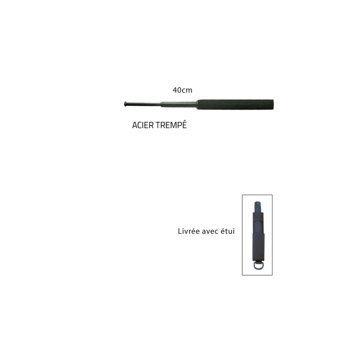 Manche Télescopique KOTARBAU 1,5m à 3m - Support Pour Rouleau De Peinture - Acier Revêtu, Pointe Universelle