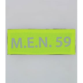 BANDEAU DOS JAUNE M.E.N. 59