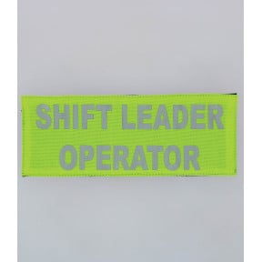 BANDEAU DOS JAUNE SHIFT LEADER OPERATOR