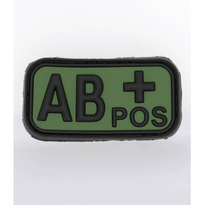 Patch groupe sanguin AB+ Vert OD - JTG
