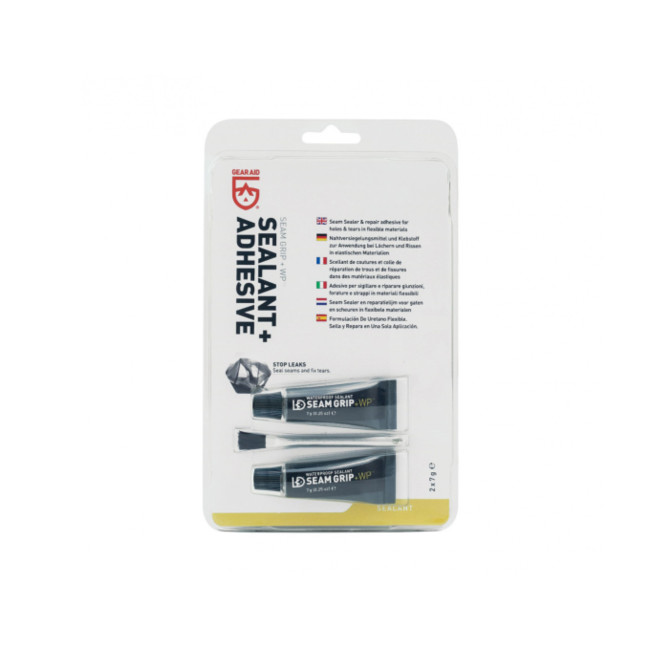 Colle de réparation waterproof SEAM GRIP+WP 2x7g - Gear Aid