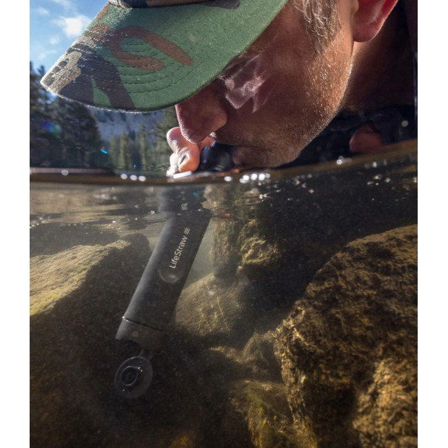 Filterstrohhalm Personal Peak Series - Anthrazit - Lifestraw