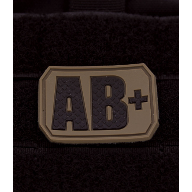 Patch 3D de groupe sanguin AB+ Coyote - Miltec