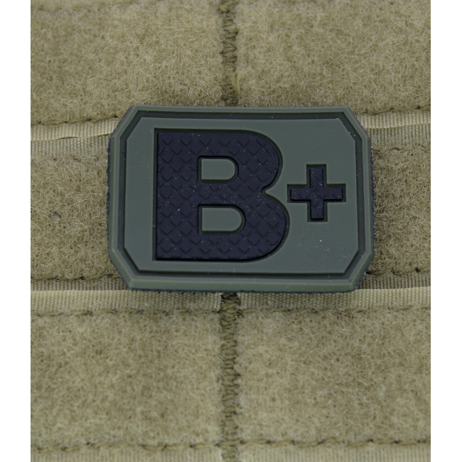 Patch 3D de groupe sanguin B+ Vert OD - Miltec