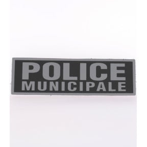 Bandeau Police Municipale inversé 3 x 10 cm - Patrol Equipements