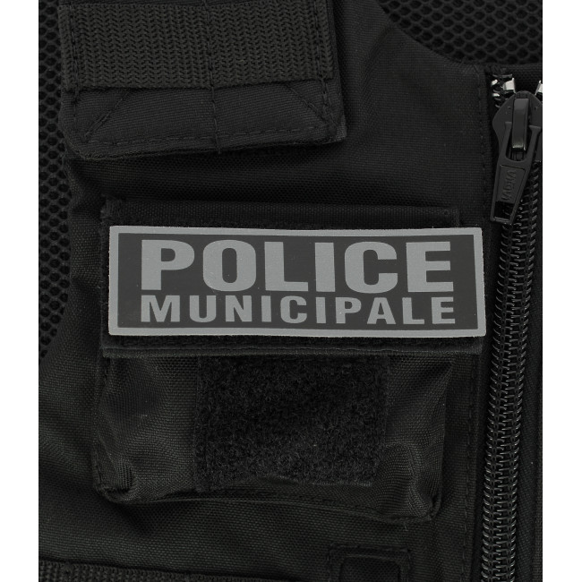 Bandeau Police Municipale inversé 3 x 10 cm - Patrol Equipement