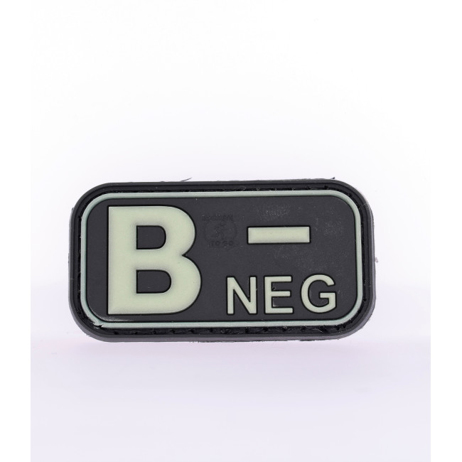 Patch groupe sanguin B- Photolumincescent - JTG